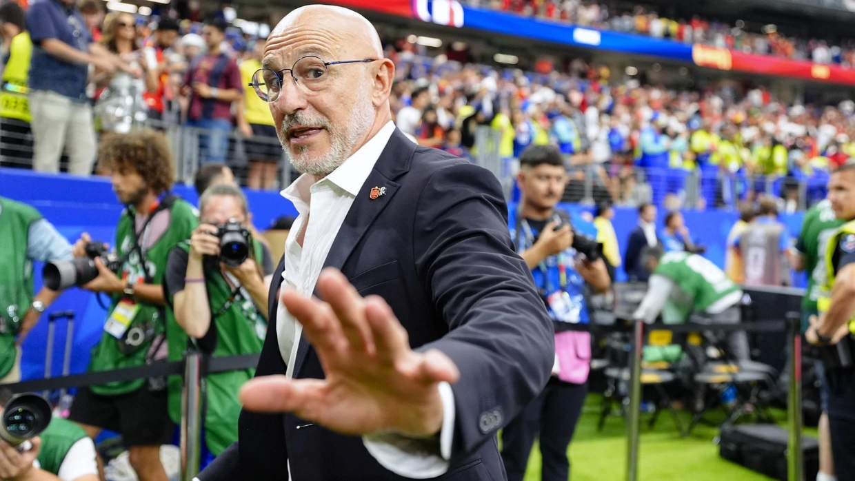Ganz ruhig: Luis de la Fuente nach dem Halbfinale gegen Frankreich