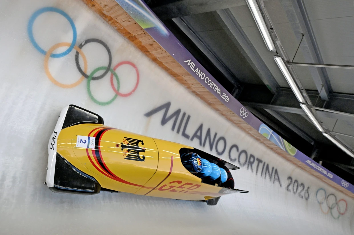 Finales Rennen im Eiskanal von Cortina: Gewinnt Deutschland auch im Viererbob?