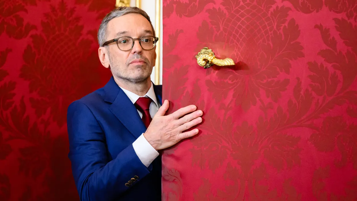 Herbert Kickl am Montag in der Wiener Hofburg