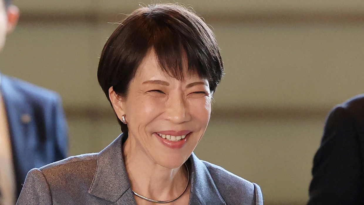 Japans Ministerpräsidentin Sanae Takaichi am 5. Februar in Tokio