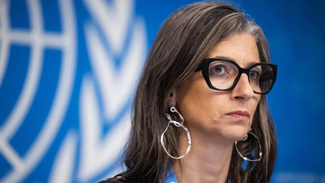 Francesca Albanese am 15. September 2025 in Genf