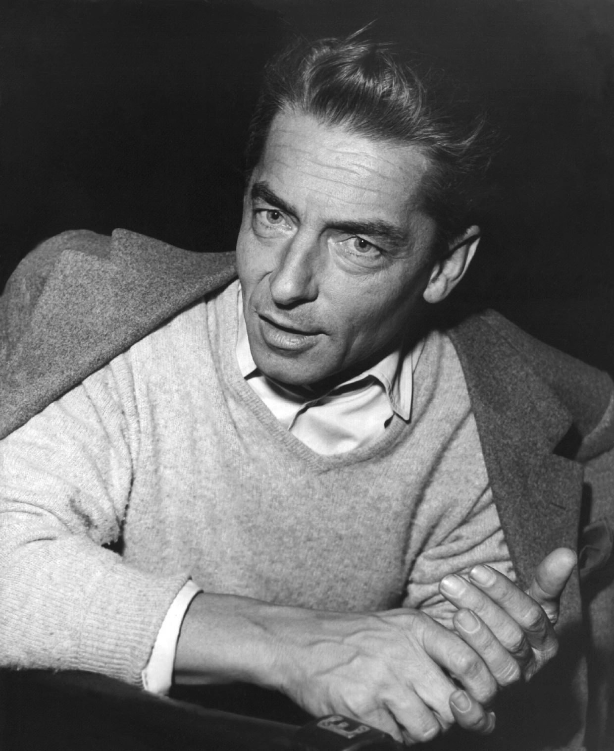 Der österreichische Dirigent Herbert von Karajan in einer undatierten Aufnahme von Fred Stein