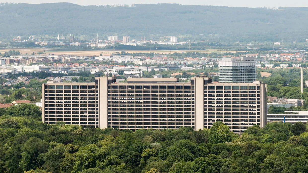 Das alte Hauptgebäude der Bundesbank wird saniert.