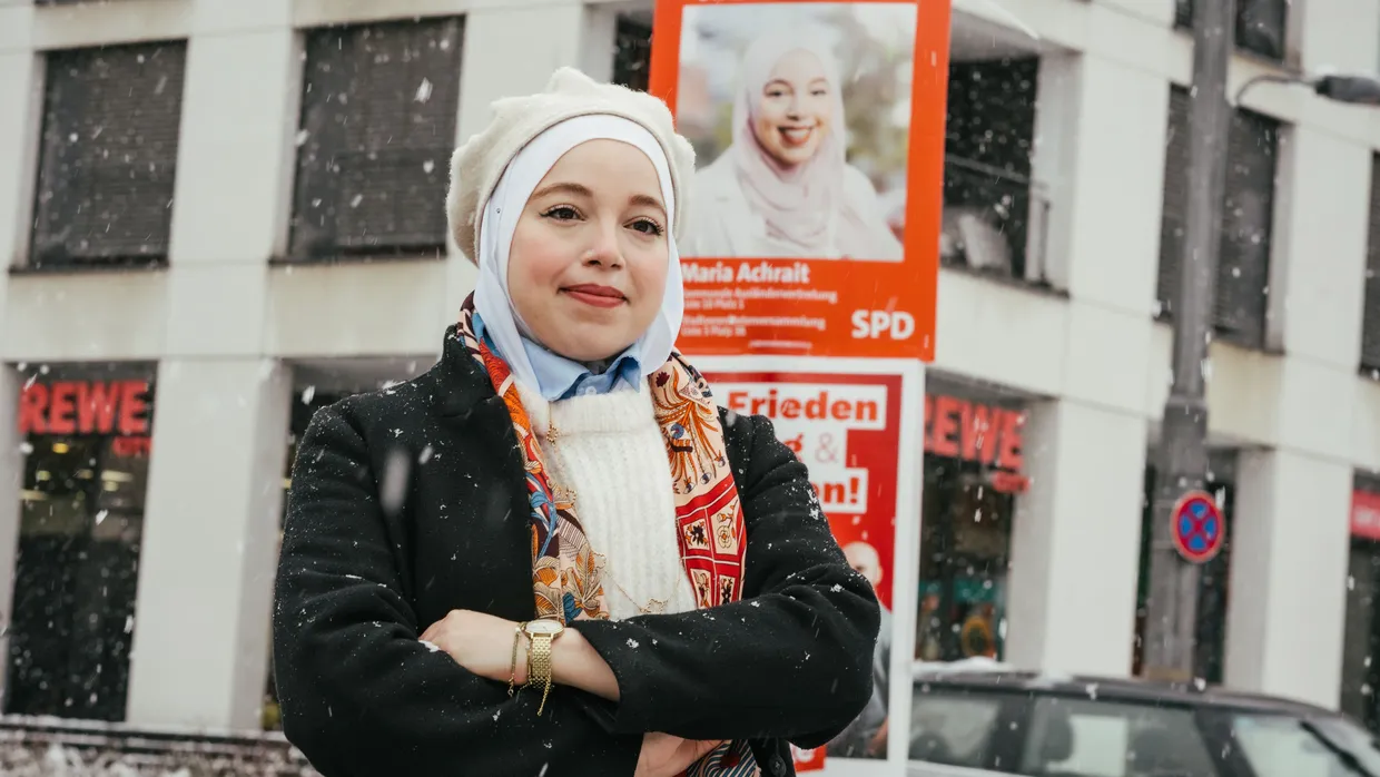 Engagiert: Maria Achrait kandidiert bei der Kommunalwahl in Frankfurt für die SPD.