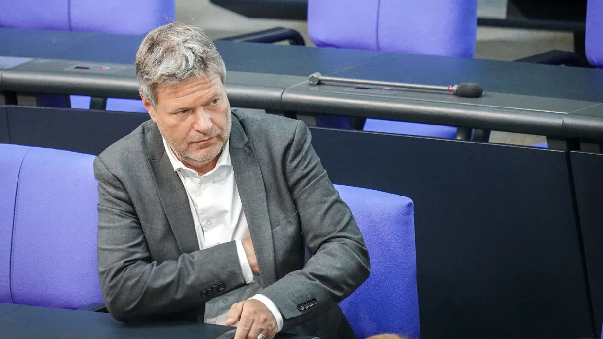 Robert Habeck Ende Mai im Bundestag.