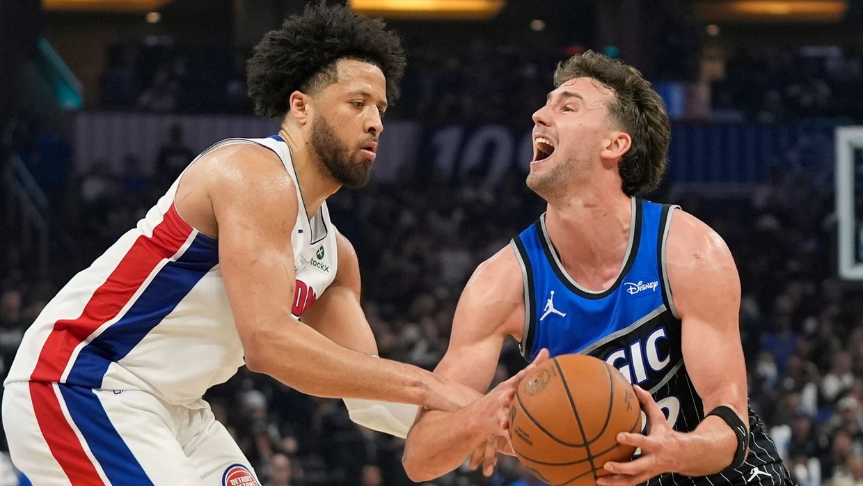 Cade Cunningham konnte Franz Wagner und die Orlando Magic im dritten Spiel nicht stoppen.