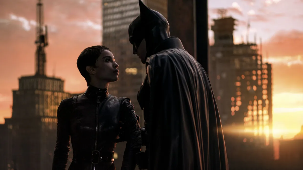 Können diese Augen-Blicke lügen? Zoe Kravitz und Robert Pattinson als Catwoman und Batman