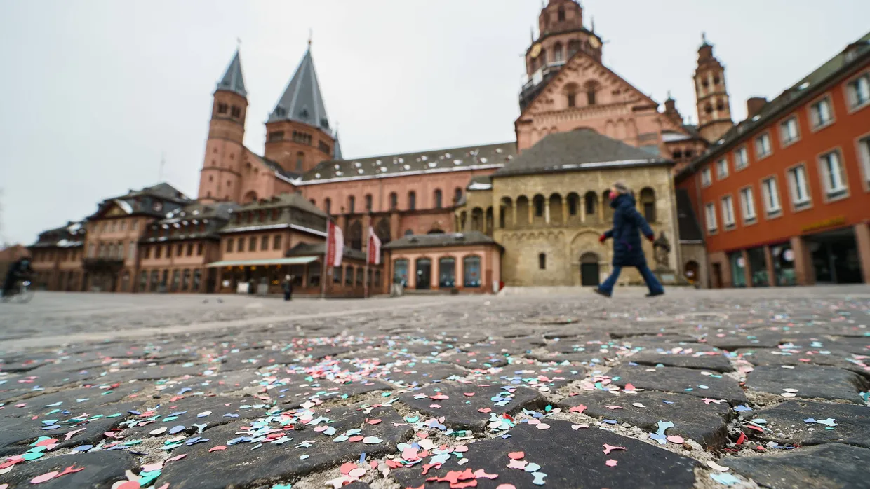 Kein Rosenmontagsumzug: Es wird in Mainz kein Konfetti geben.