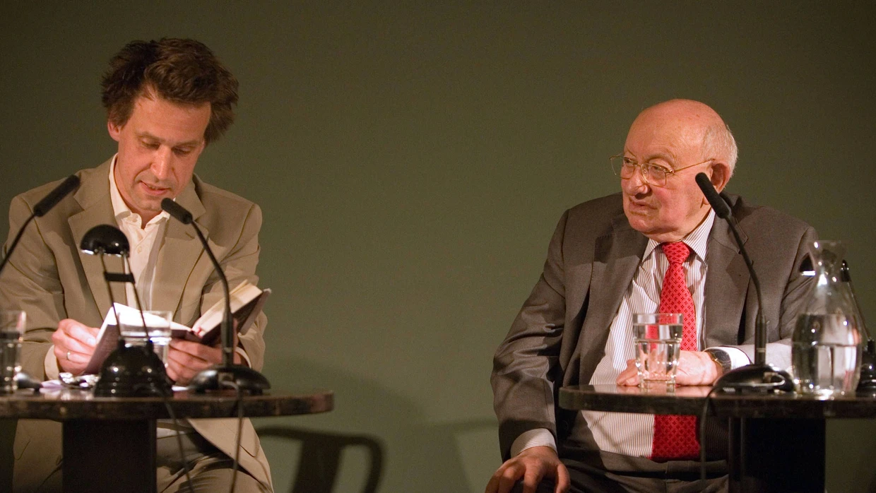 Der neue und der alte Gastgeber: Literaturkritiker Volker Weidermann soll die Nachfolge von Marcel Reich-Ranicki im „Literarischen Quartett“ antreten.