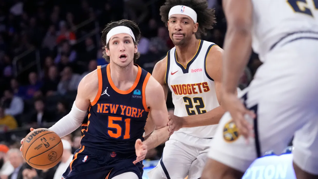 Liegt schon ein bisschen zurück: Ryan Arcidiacono im Trikot der New York Knicks im Spiel gegen die Denver Nuggets