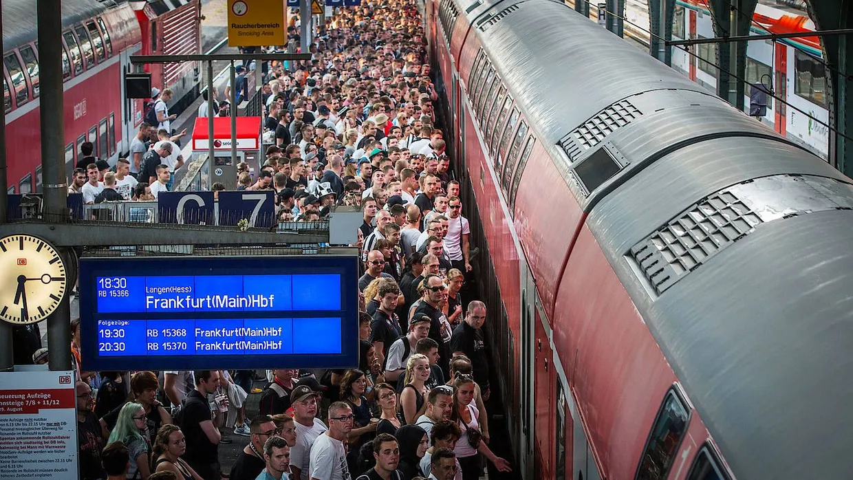 An der Grenze des Belastbaren: Der Frankfurt Hauptbahnhof gilt als eine der wichtigsten Stationen Deutschlands.