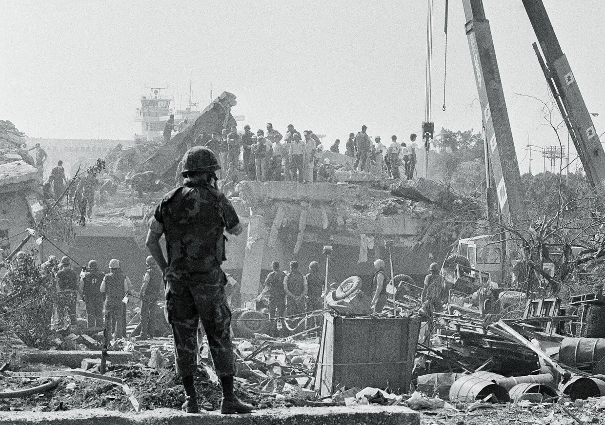 Kollektives Trauma: Bei einem Anschlag auf ein Militärgelände in Beirut werden 1983 mehr als 240 amerikanische Soldaten getötet.
