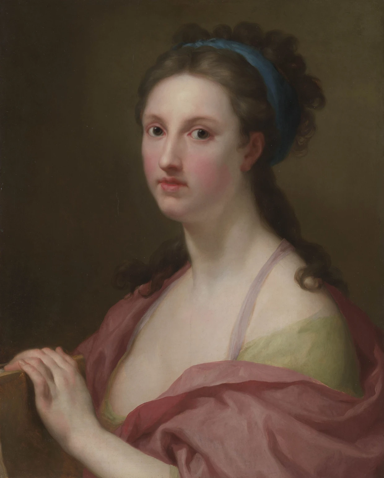 Von ihr wurde Mengs offensichtlich doppelt geküsst: „Caterina Mengs de Angelis als Muse der Poesie“ aus dem Jahr 1777