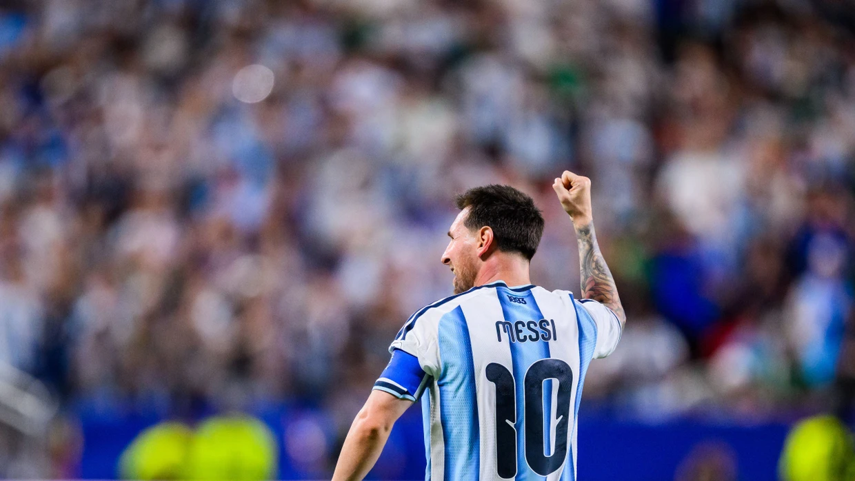 Bescheidener Jubel: Lionel Messi nach seiem Tor zum 2:0 gegen Algerien