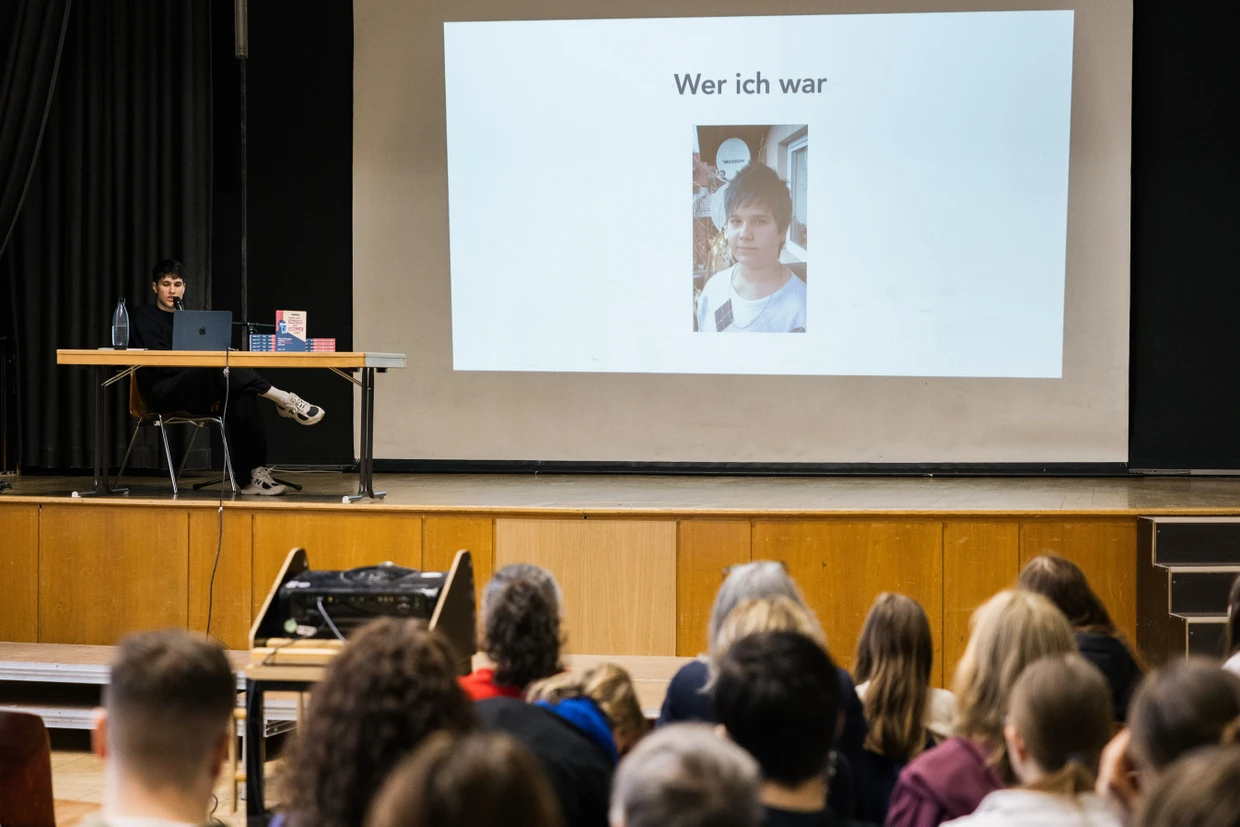Norman Wolf als zehnjähriger Junge