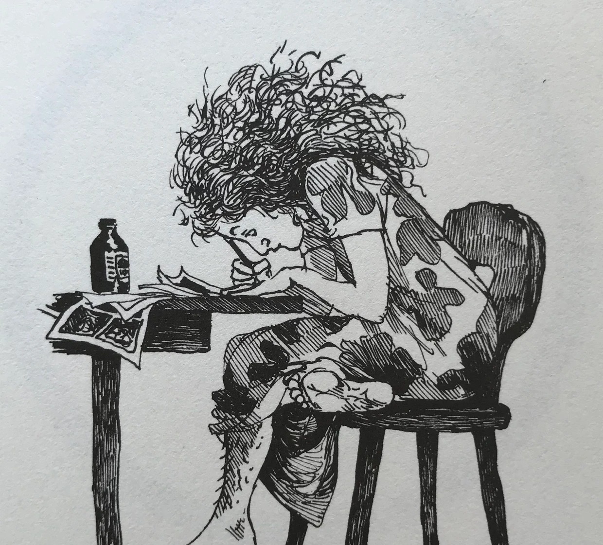 Nele Heaslip im Selbstporträt