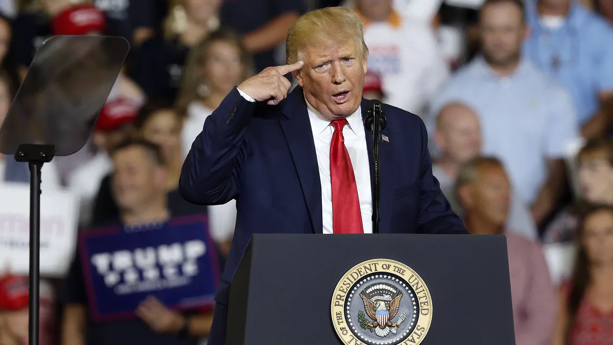 Donald Trump am Mittwoch in Greenville/North Carolina