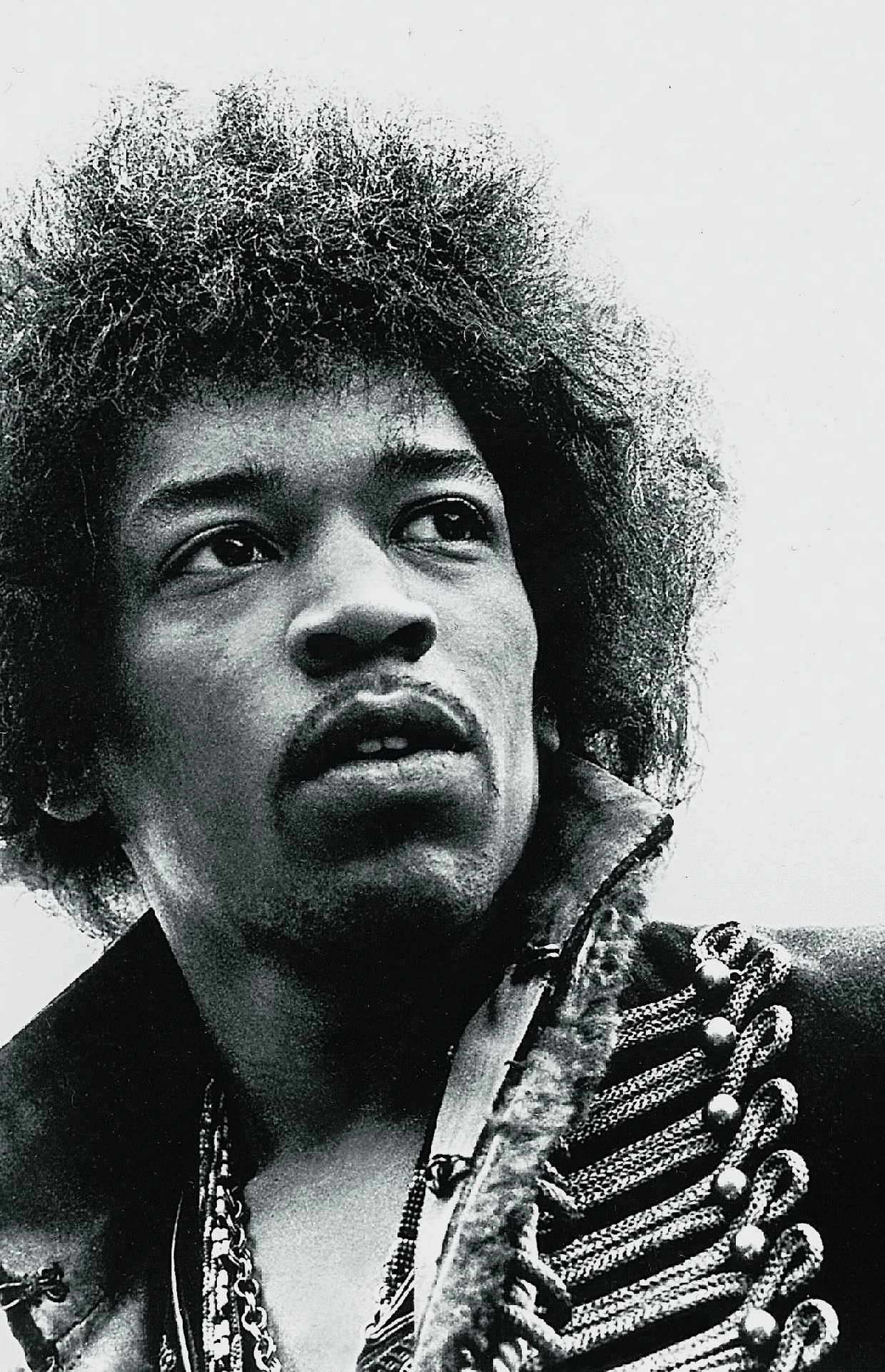 Nonchalance statt Macht und Disziplin: Jimi Hendrix 1967 mit Napoleonjacke