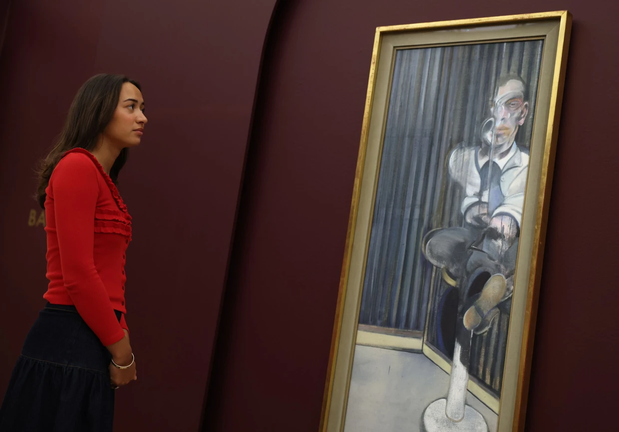 Last year's top lot from Sotheby's in London: Francis Bacon's “Portrait of a Dwarf” was sold for eleven million pounds.