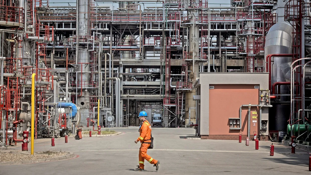 Energieversorgung in russischer Hand: Die Raffinerie im serbischen Pančevo gehört mittelbar Gazprom.