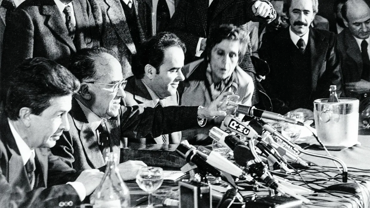 Eurokommunisten: Enrico Berlinguer, Santiago Carrillo und Georges Marchais