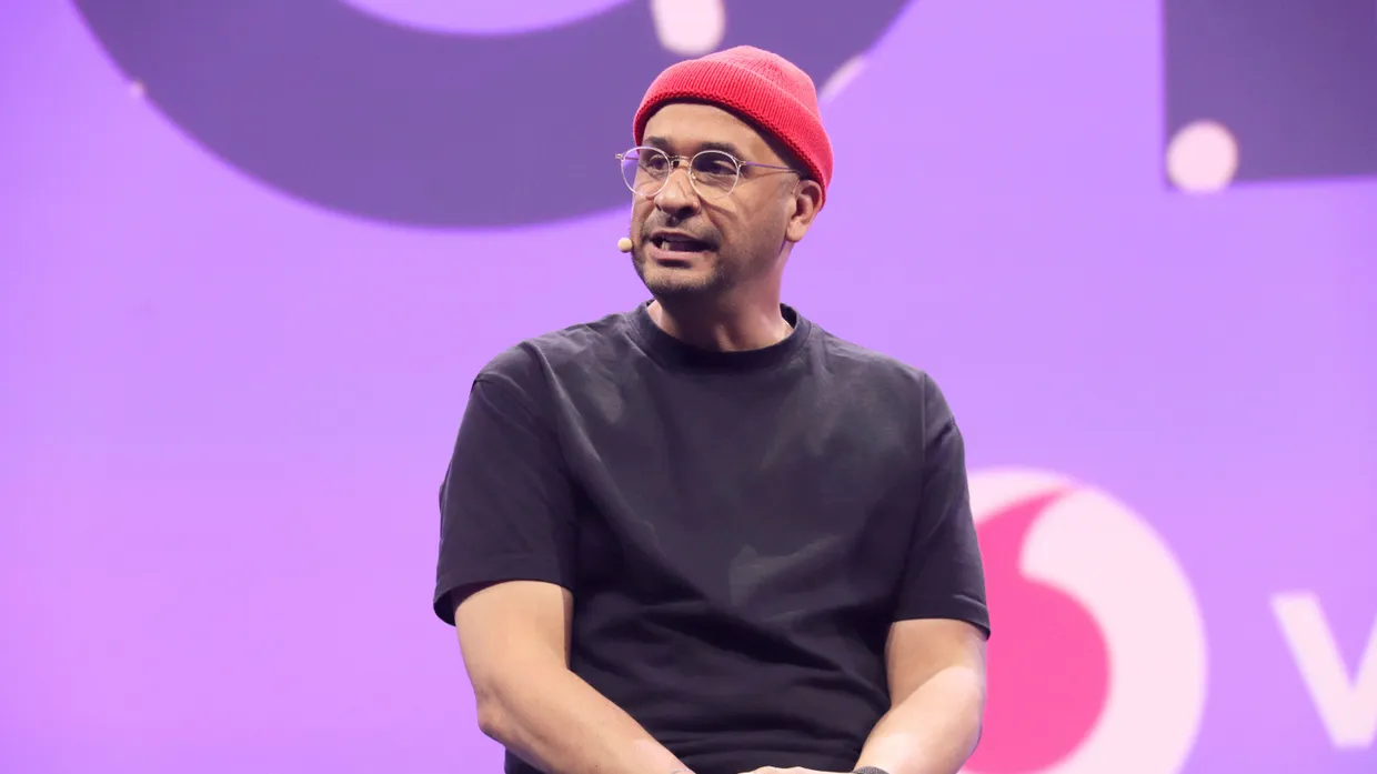 Hier noch voller Unternehmergeist beim OMR-Festival: Jean Pierre Kraemer
