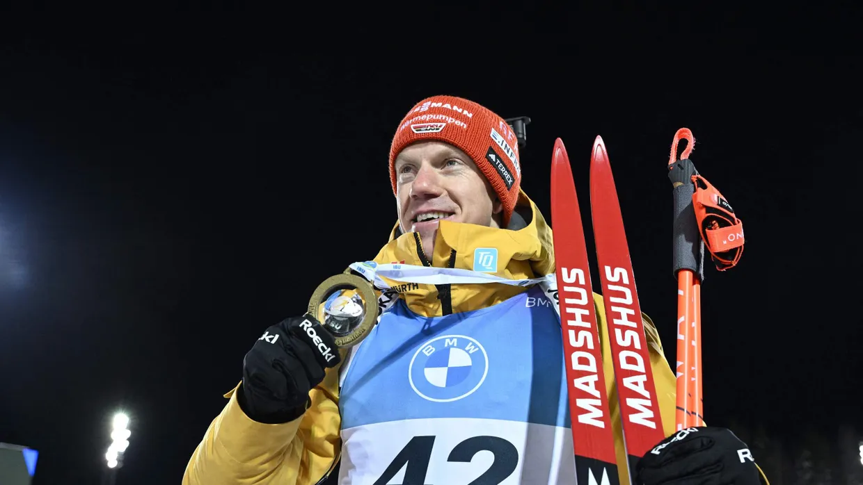 Ein besonderer Sieg: Biathlet Roman Rees triumphiert in Östersund