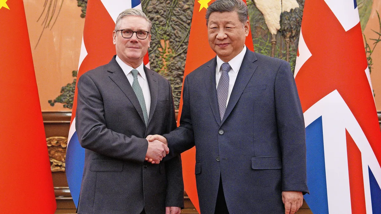 Keir Starmer und Xi Jinping