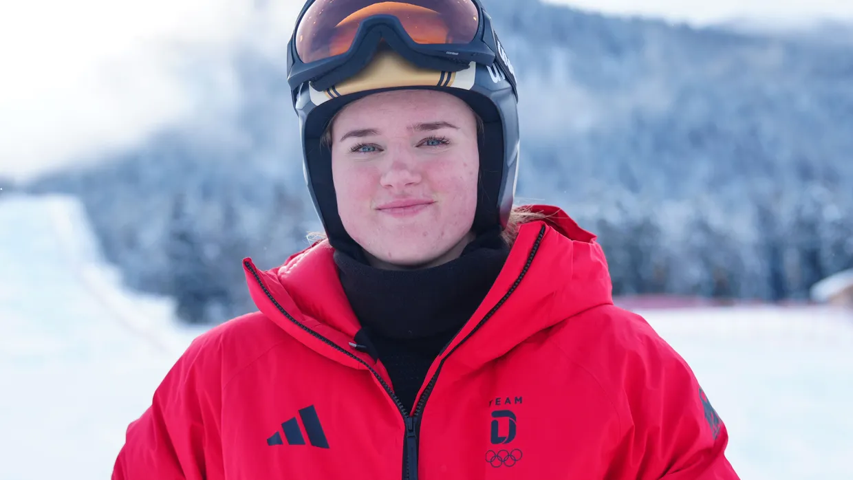 Lindsey Vonn? Emma Aicher! Die Deutsche macht sich Hoffnungen in der Olympia-Abfahrt.