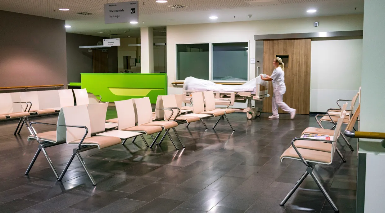 Wartebereich eines Krankenhauses