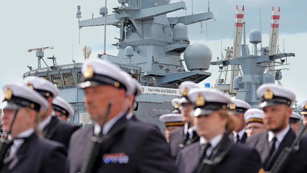 Neues Schiff: Die Taufe der Korvette Augsburg am 8. Mai 2025 im Hamburger Hafen