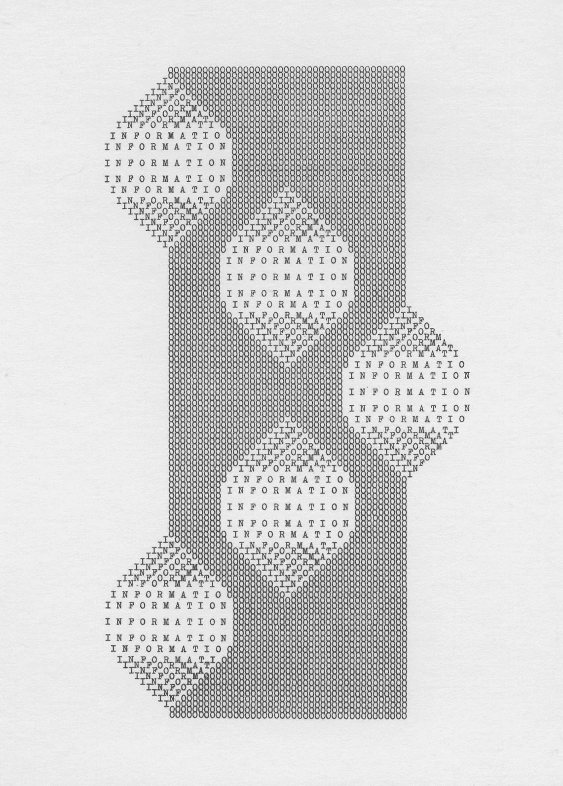 Ruth Wolf-Rehfeldts Zinkografie „Information (Informationsbildung)“ aus den Sienzigerjahren