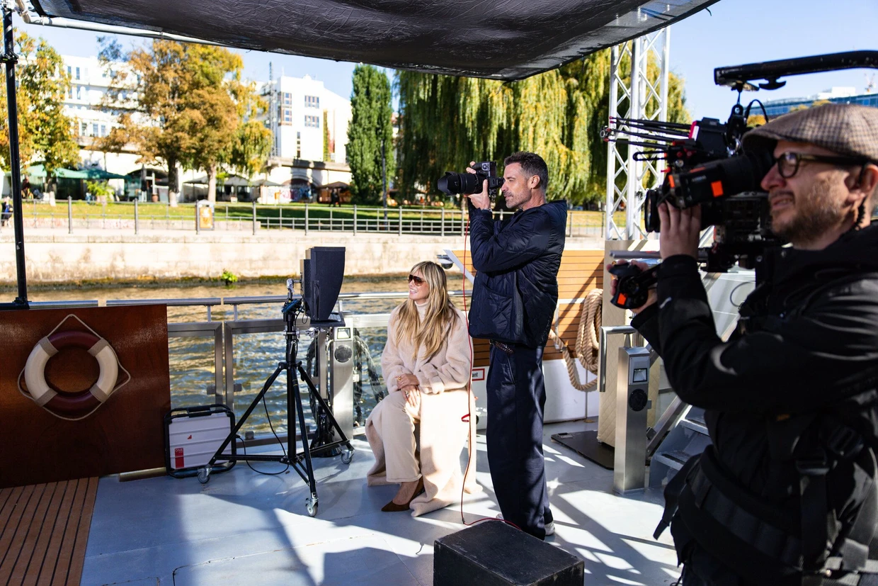 Mag die Fotos von sich groß: Heidi Klum.