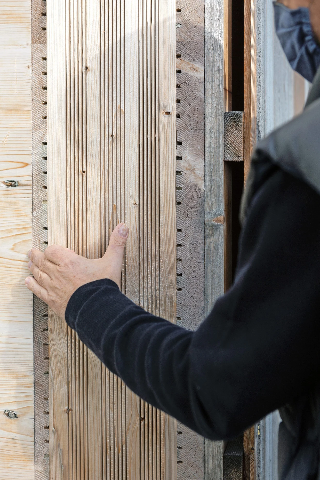 Innenansicht: Hier zeigen sich die Schichten.