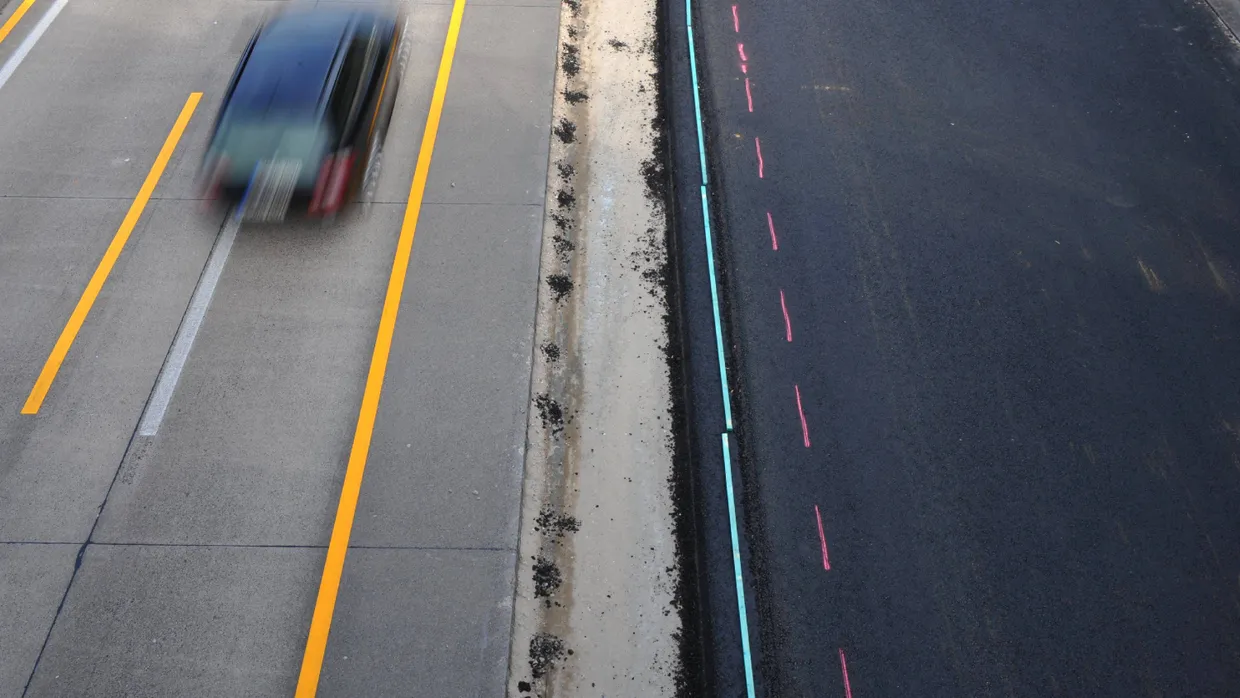 Die A5, hier eine Aufnahme aus Südhessen, zählt zu den am meisten befahrenen Straßen Deutschlands