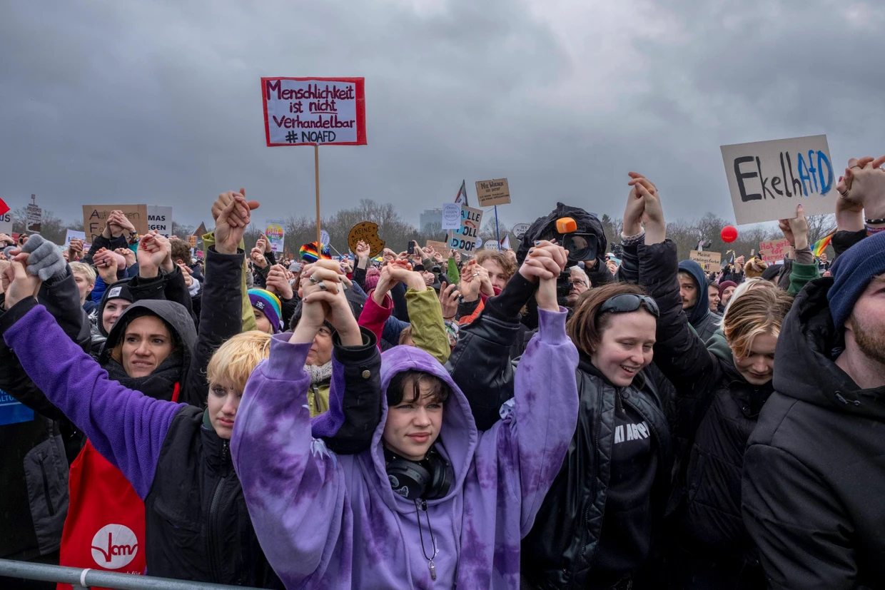 Proteste in Folge der Correctiv-Recherche 2024 in Berlin