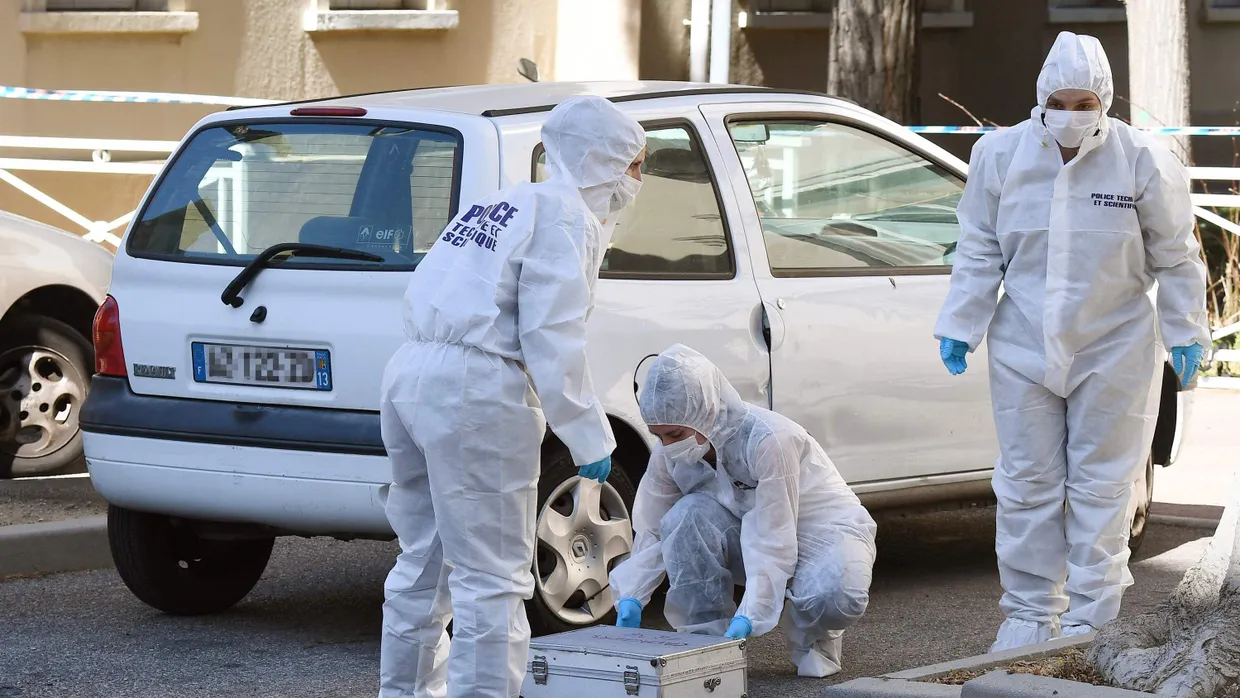 Spurensicherung an einem Tatort im Jahr 2018: Marseille hat seit Jahren mit der Drogenkriminalität zu kämpfen.