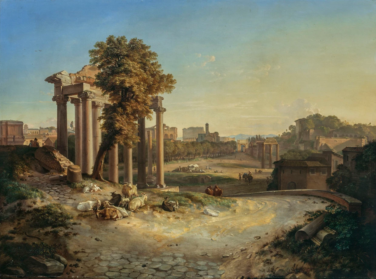  Friedrich Nerly, „Das Forum Romanum“, 1830    Fotostudio Karen Bartsch