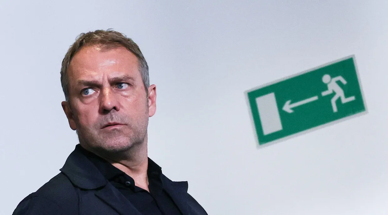 Schwere Zeiten im deutschen Fußball: Hansi Flick muss als Bundestrainer gehen.