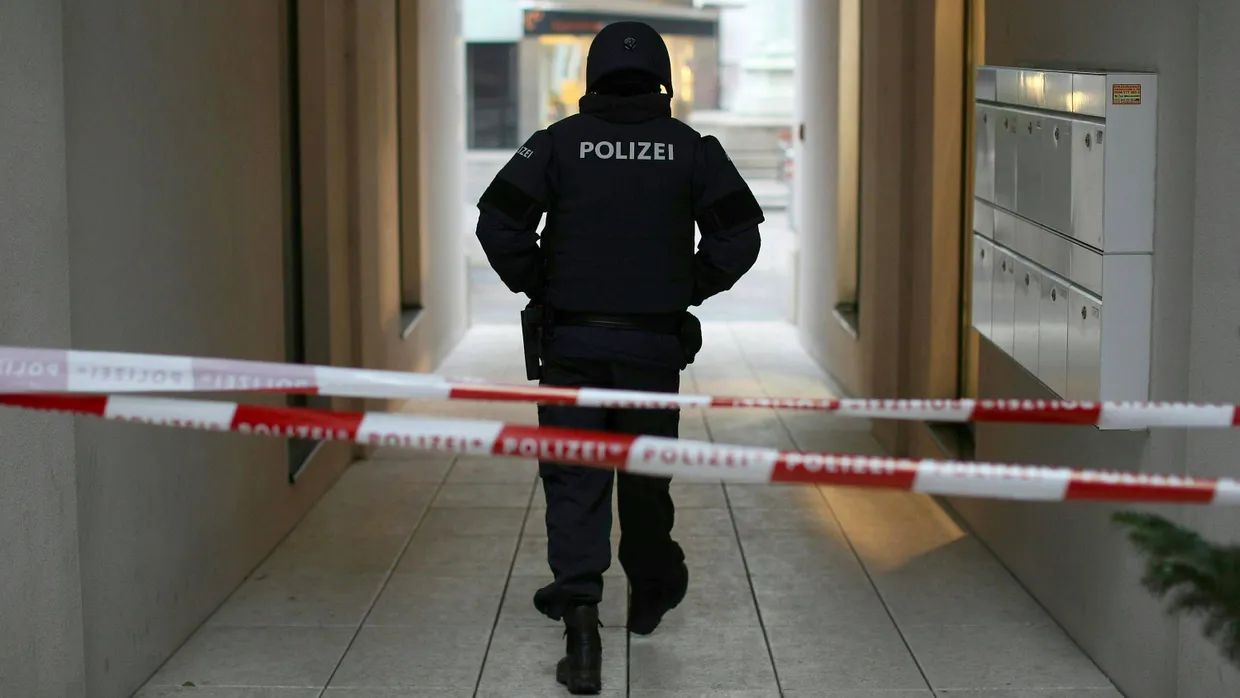Polizeieinsatz in Wien im Dezember, nachdem ein Mensch erschossen worden war: 2018 gab es in Österreich deutlich mehr Morde als in den Jahren zuvor.
