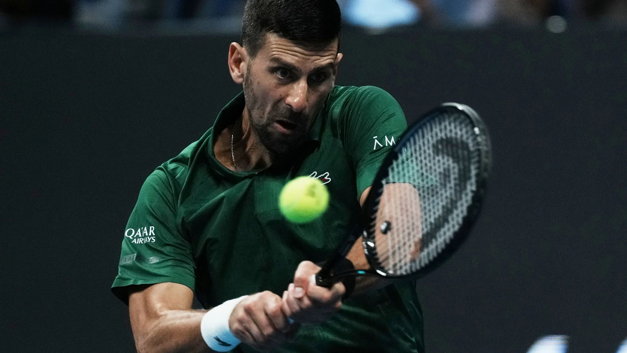 Athen: Djokovic auf dem Platz