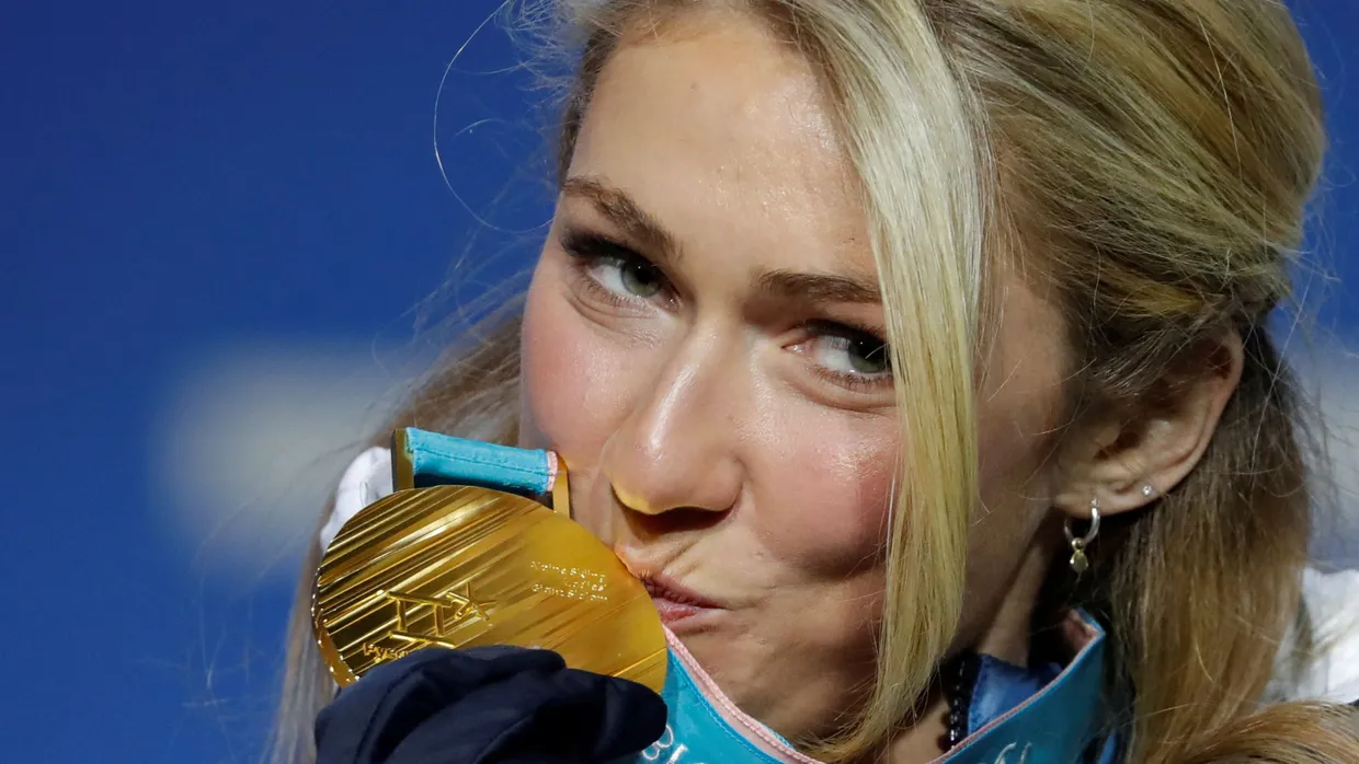 Rennen für Rennen erwarten die meisten von Mikaela Shiffrin, hier 2018, vor allem eines: dass sie gewinnt.