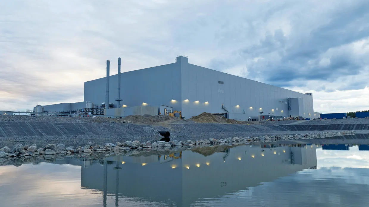 Batteriezellenfabrik von Northvolt in Schweden