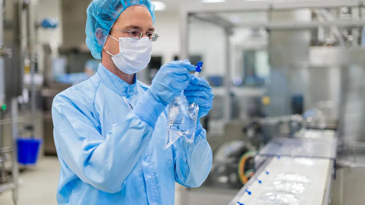 Fertigung von Infusionslösungen von Fresenius Kabi in Friedberg