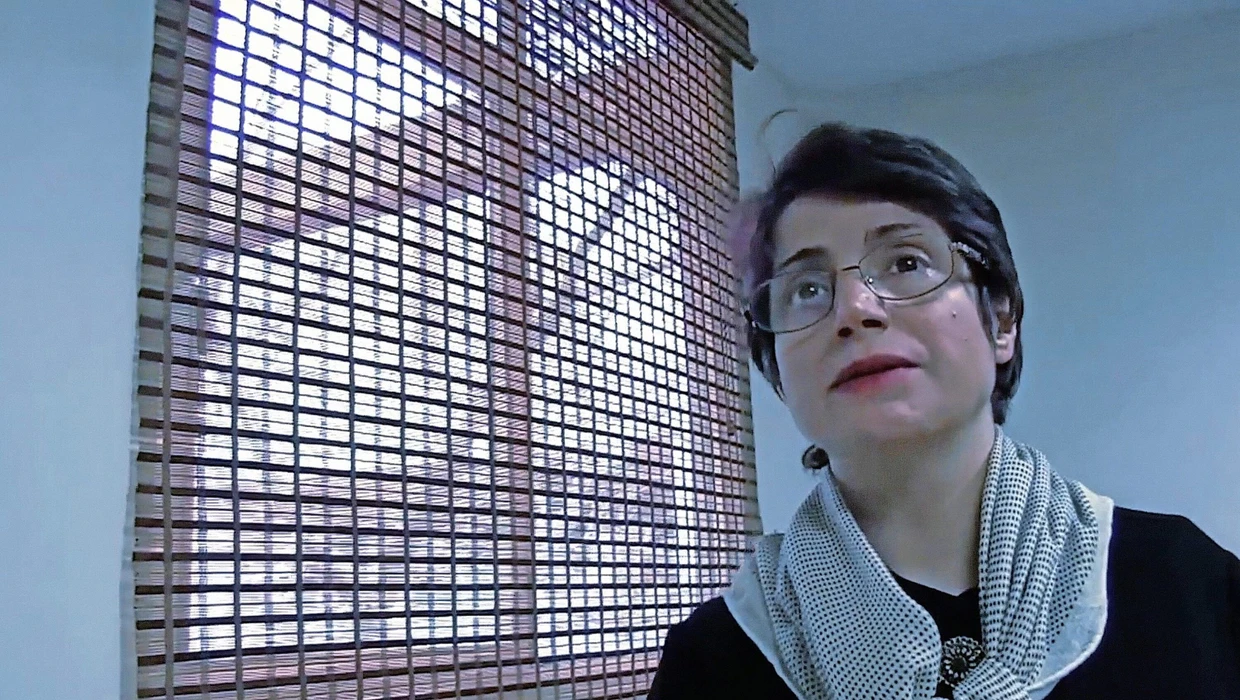 Nasrin Sotoudeh auf einer Aufnahme von 2020