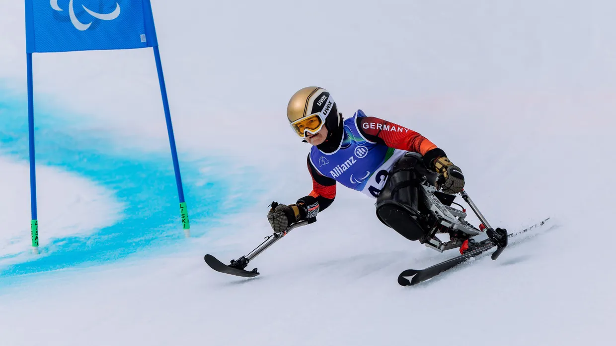Anna-Lena Forster auf dem Weg zu paralympischem Riesenslalom-Gold