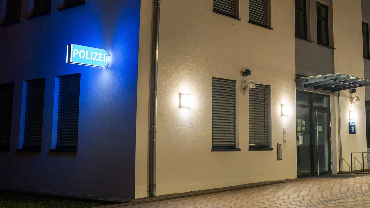 Die Polizeiwache in Dingolfing.