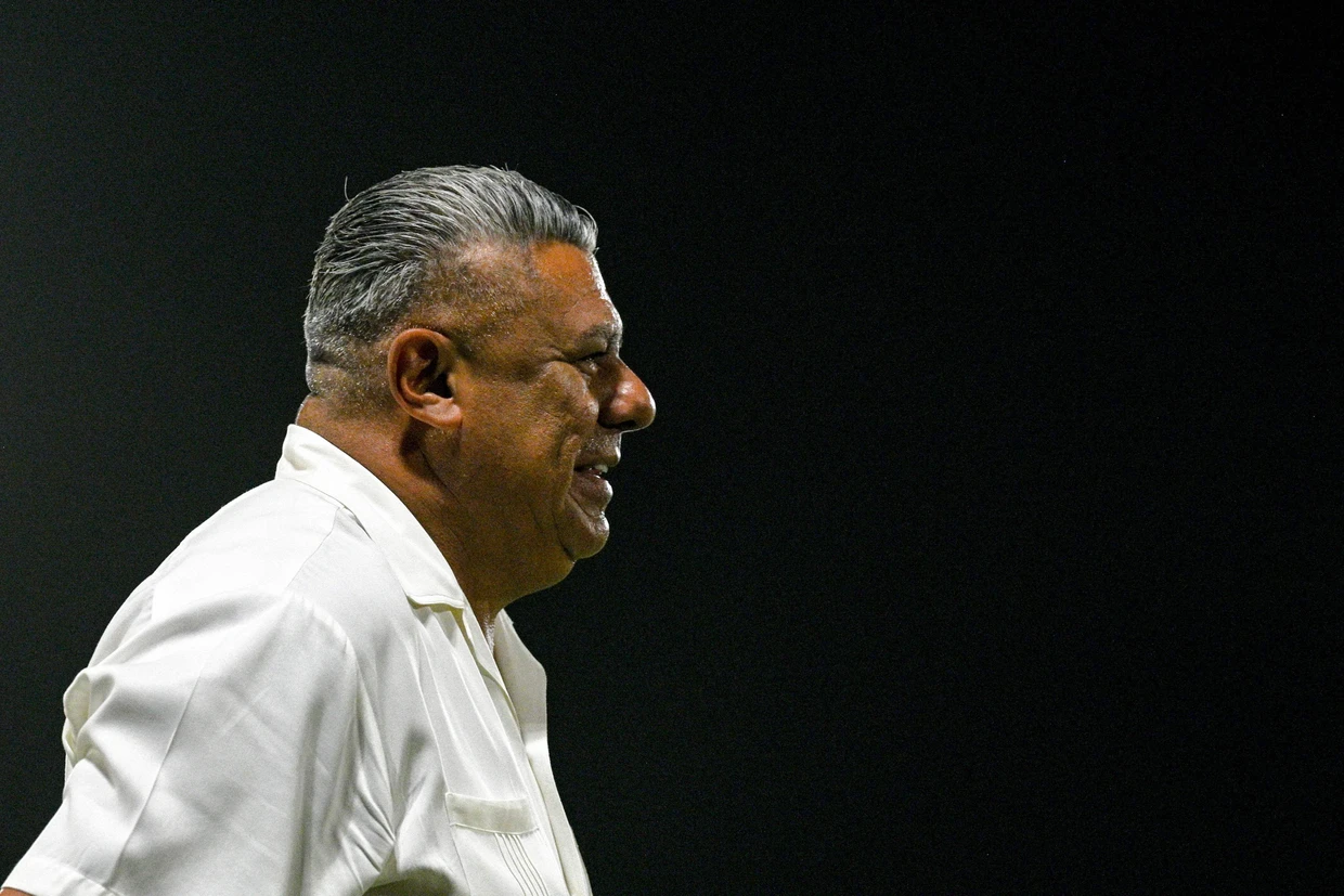 Der Präsident des argentinischen Fußballverbandes: Claudio Tapia