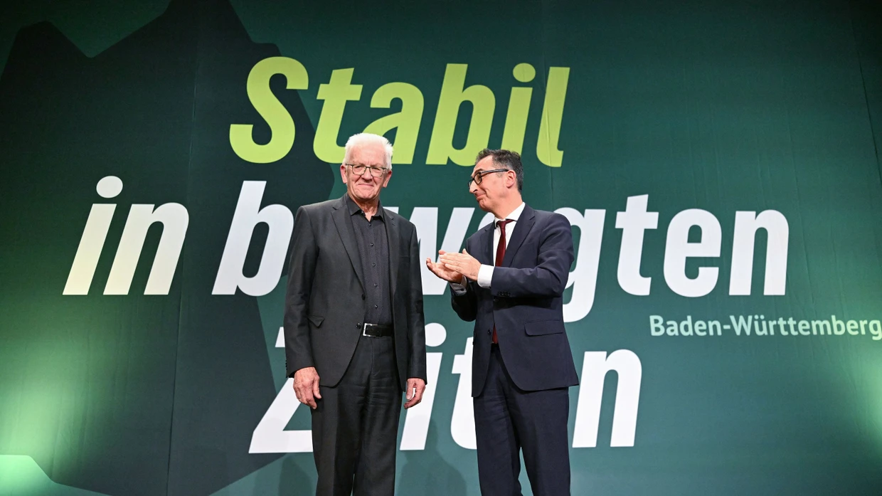 Grünen-Politiker Kretschmann und Özdemir
