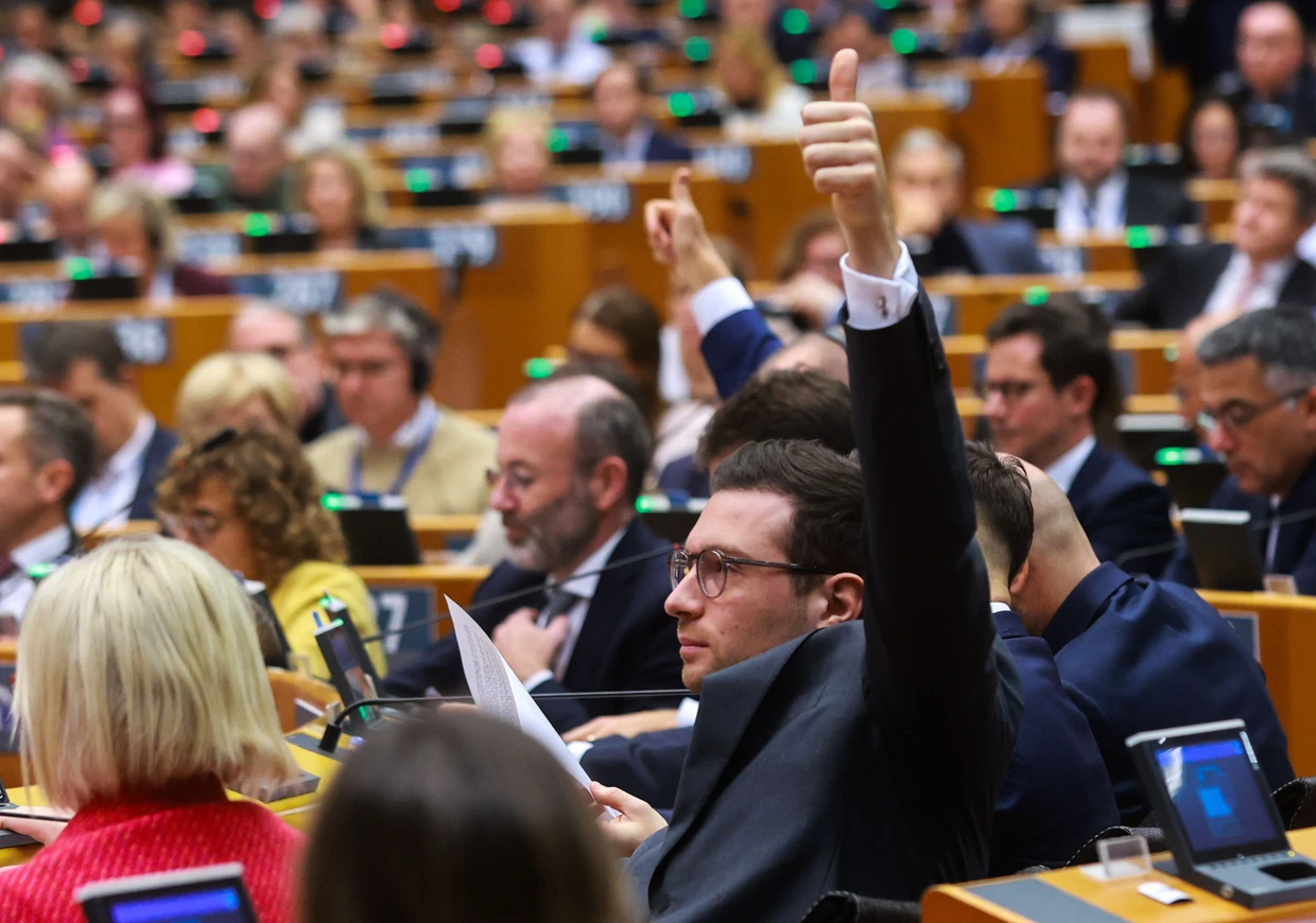 Der französische Rechspopulist Jordan Bardella im November 2025